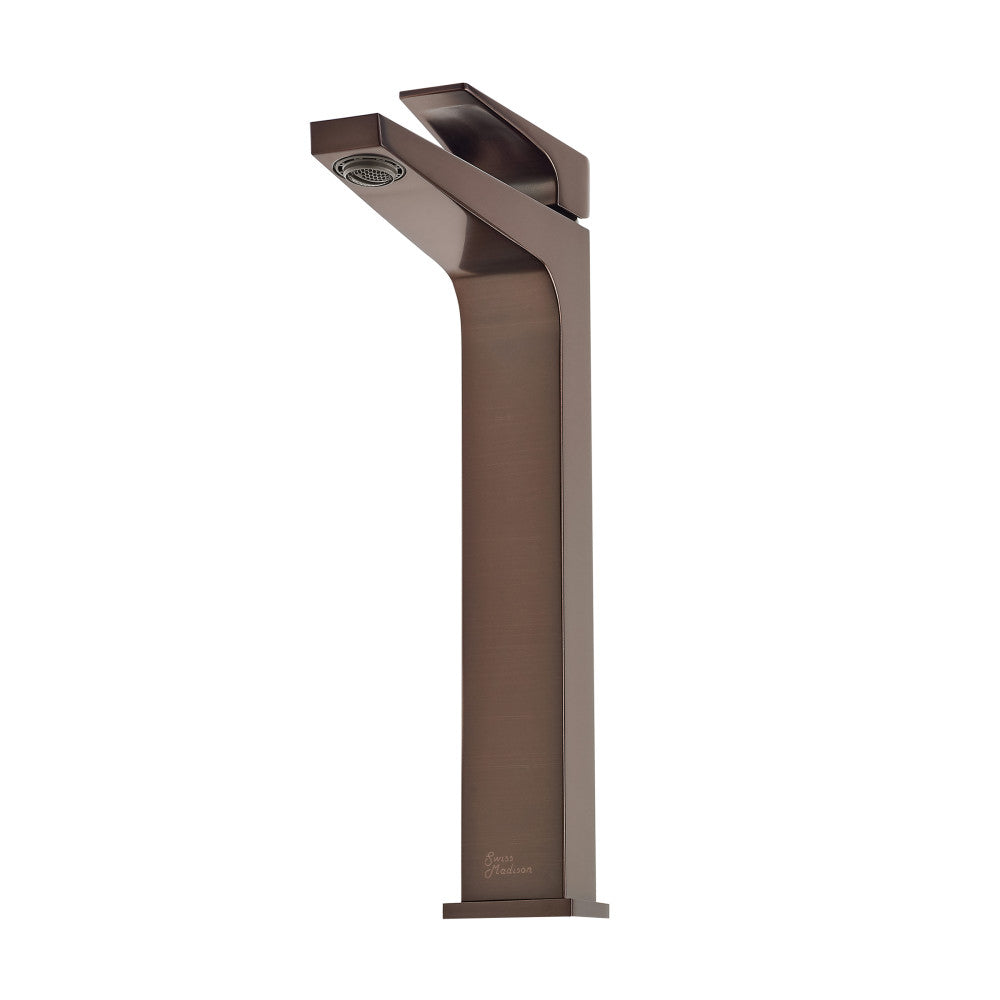 Swiss Madison Voltaire Single Hole, Single-Handle, High Arc Bathroom Faucet in Oil Rubbed Bronze