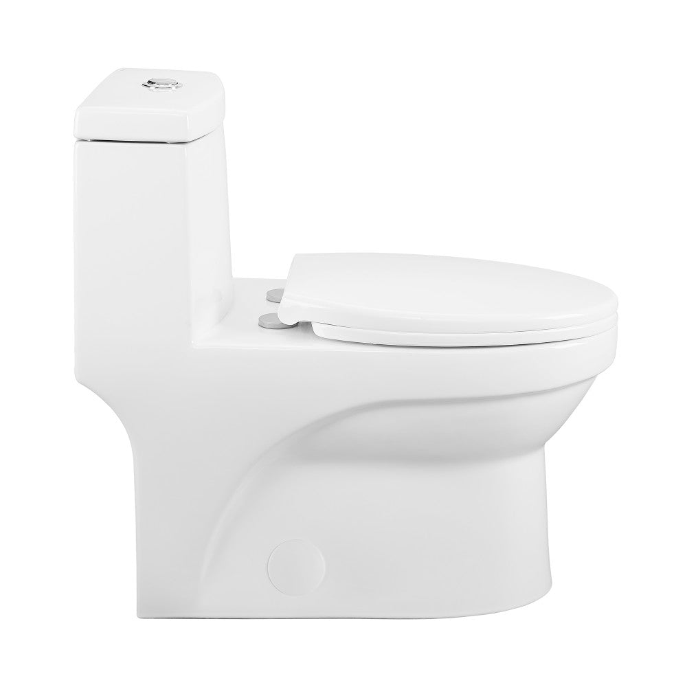 Swiss Madison Virage One-Piece Elongated Toilet Vortex Dual-Flush 1.1/1.6 gpf