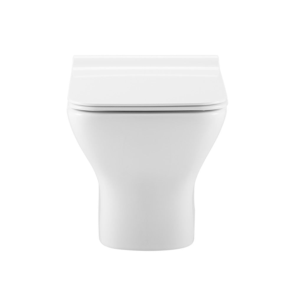 Swiss Madison Carre Wall-Hung Elongated Toilet Bowl