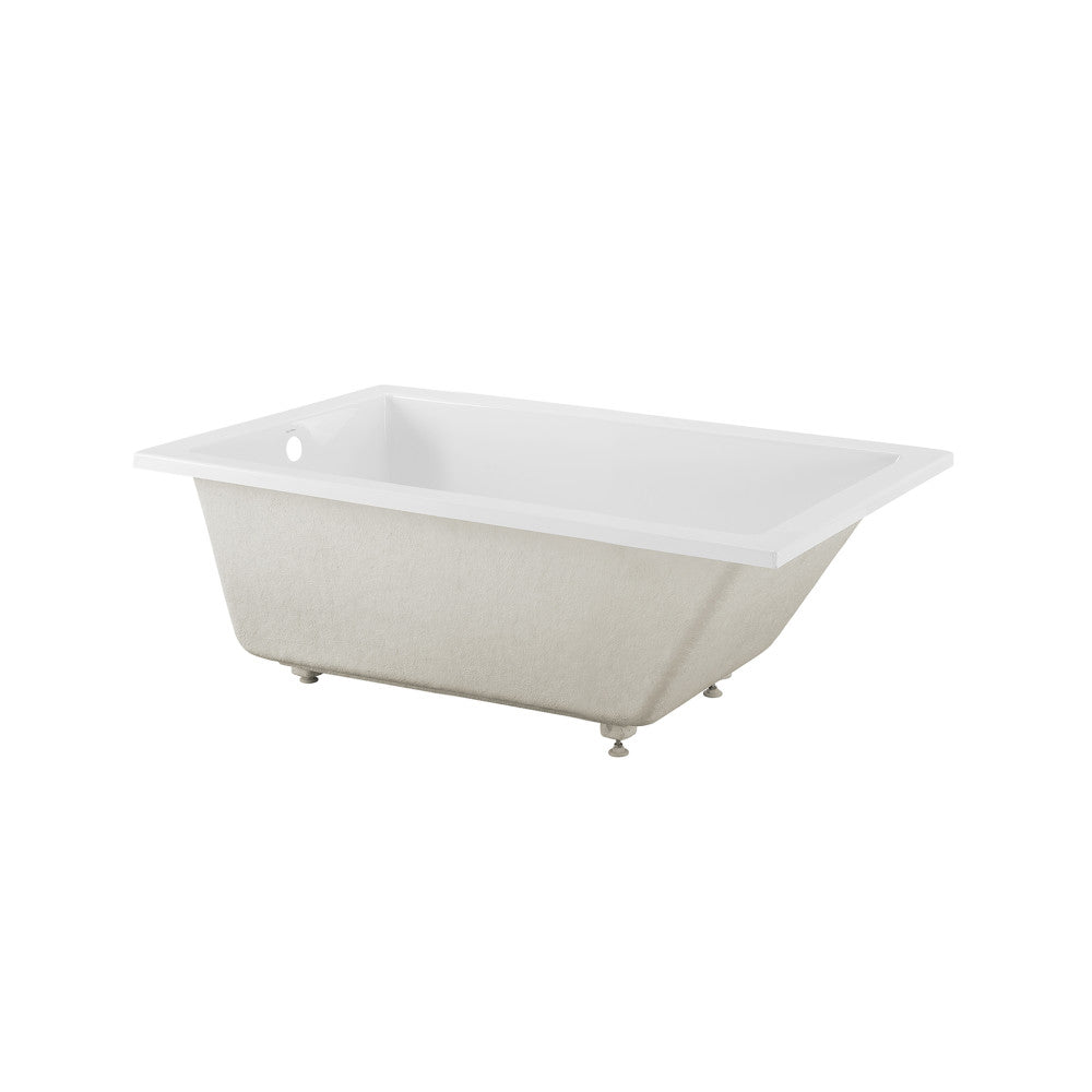 Swiss Madison Voltaire 60" x 36" Reversible Drain Drop-In Bathtub