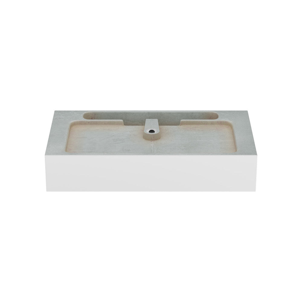 Swiss Madison Concorde 30" Rectangle Console Sink with Brushed Gold Legs