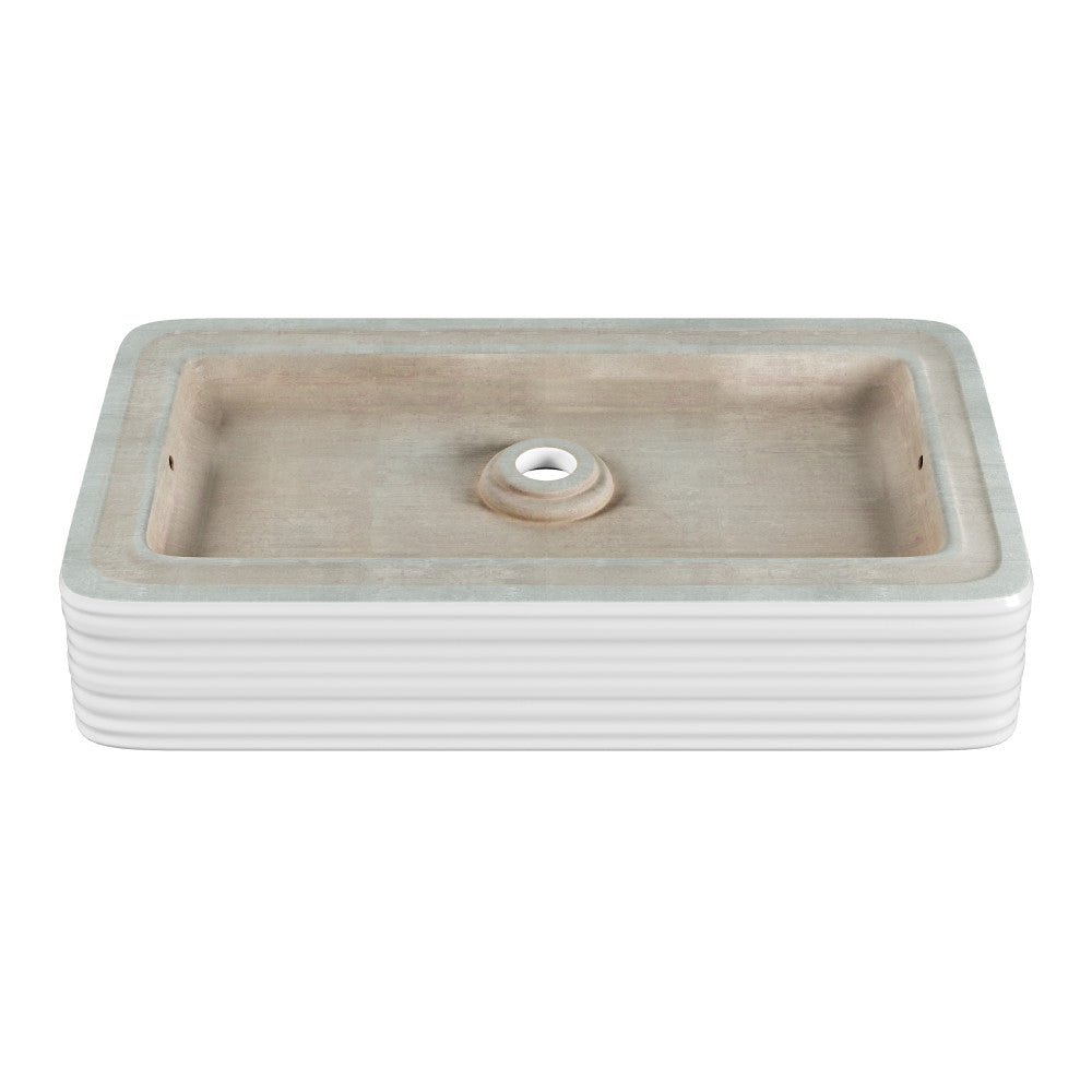 Swiss Madison Adour 25'' Vessel Sink in White