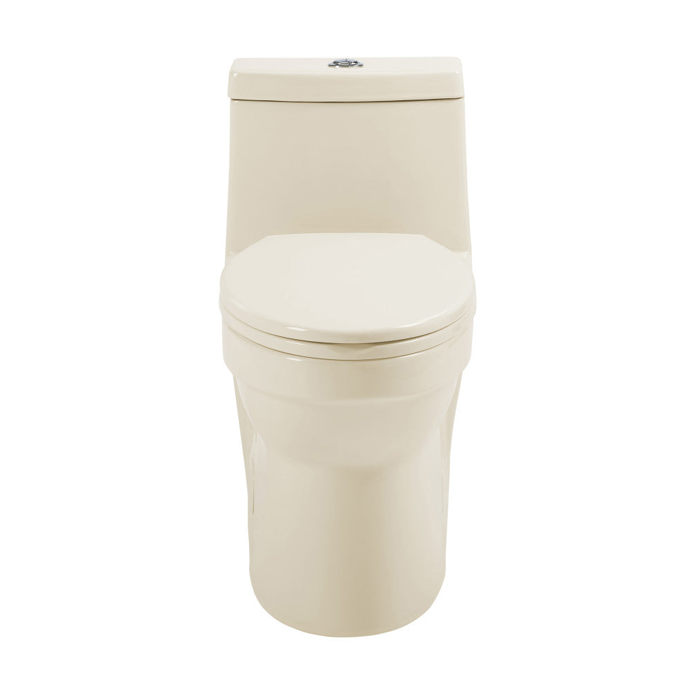 Swiss Madison Virage One Piece Elongated Dual Flush Toilet 1.1/1.6 gpf in Bisque