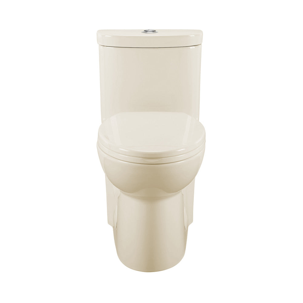 Swiss Madison Sublime One-Piece Elongated Dual-Flush Toilet in Bisque 1.1/1.6 gpf