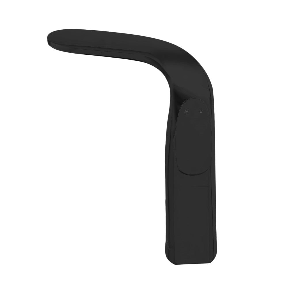 Swiss Madison Chateau Single Hole, Single-Handle, High Arc Bathroom Faucet in Matte Black