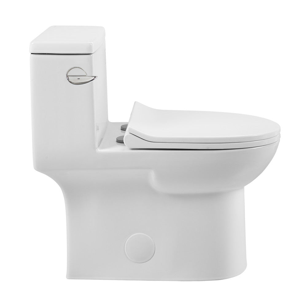 Swiss Madison Daxton One-Piece Elongated Left Side Flush Toilet 1.28 gpf