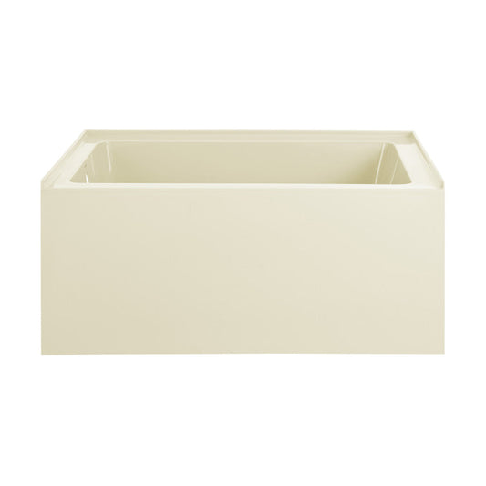 Swiss Madison Voltaire 48" x 32" Left-Hand Drain Alcove Bathtub with Apron in Bisque