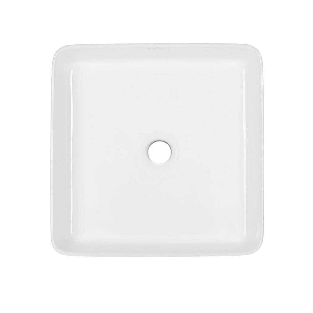 Swiss Madison Concorde Ceramic Square Vessel Sink
