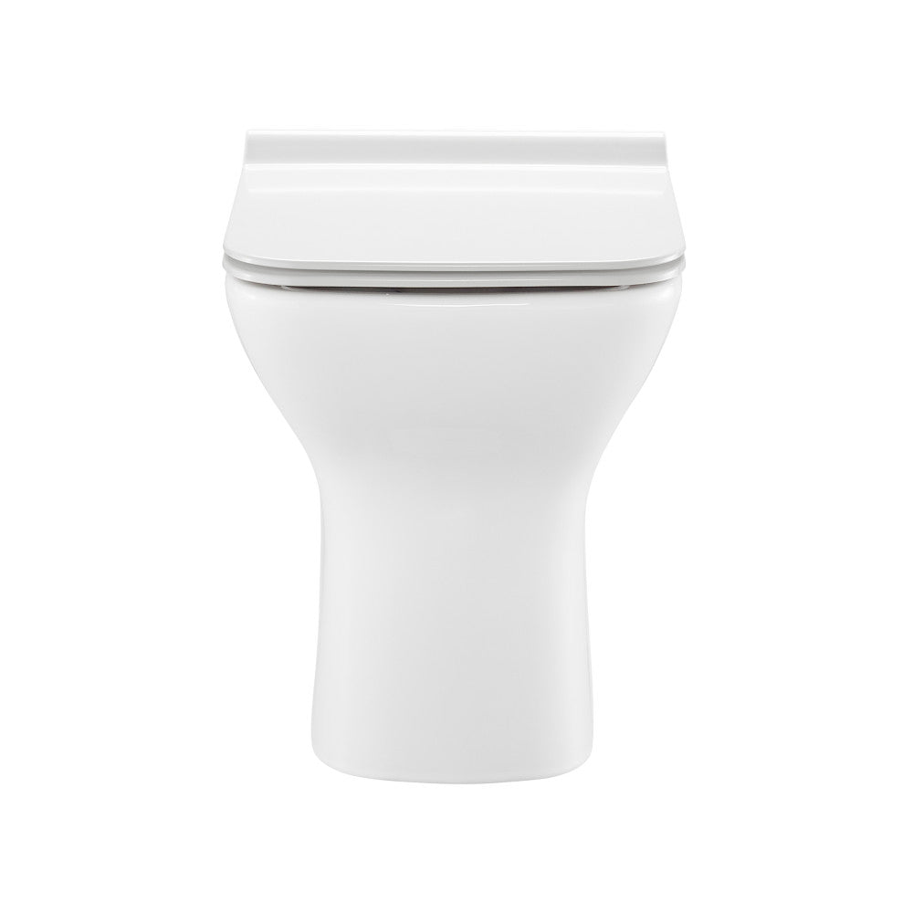 Swiss Madison Carre Back-To-Wall Square Toilet Bowl