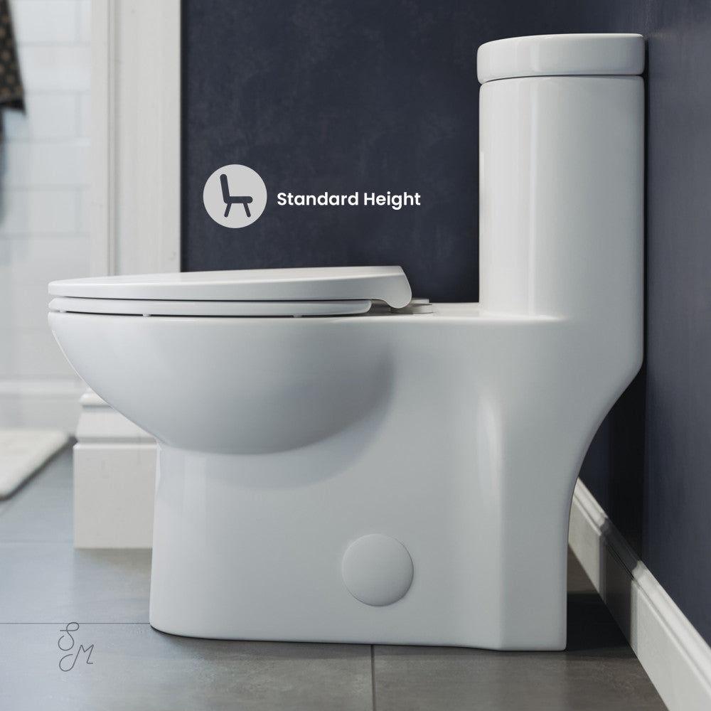 Swiss Madison Sublime One-Piece Elongated Toilet Dual-Flush 1.1/1.6 gpf