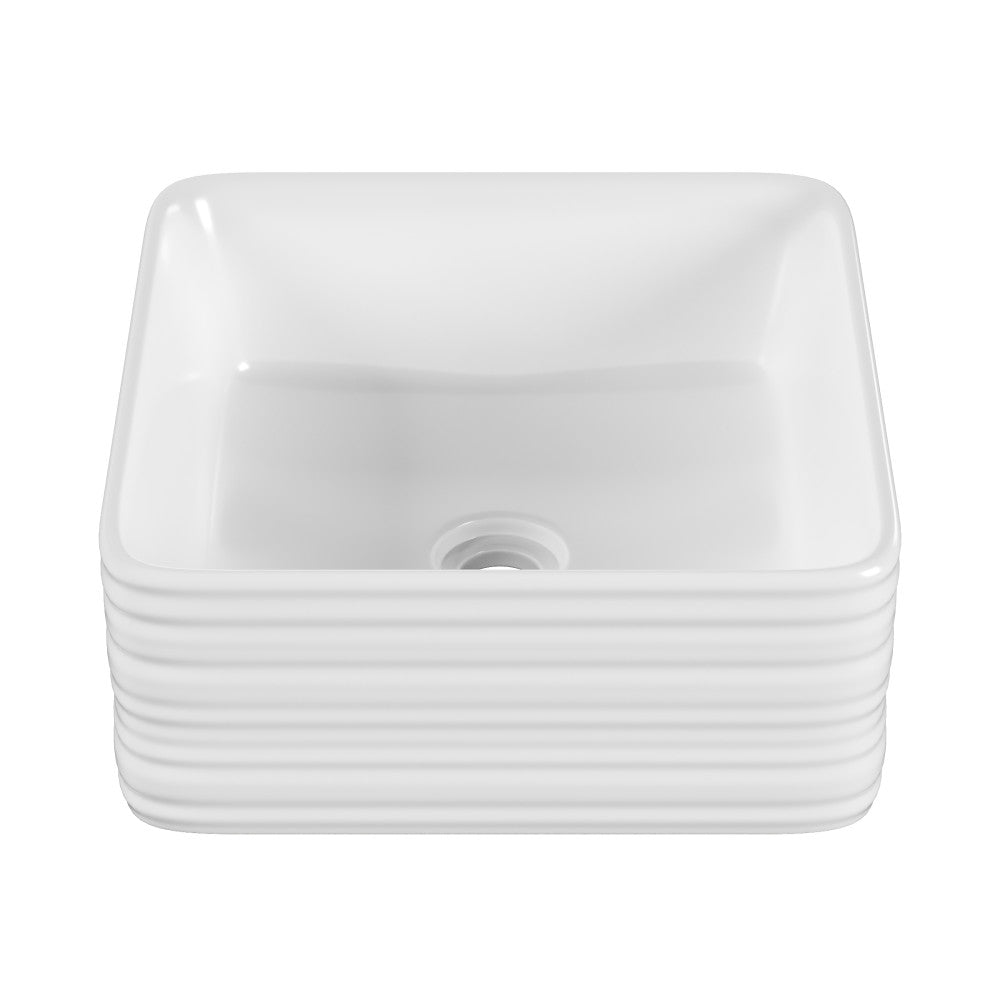 Swiss Madison Adour 14'' Vessel Sink in White
