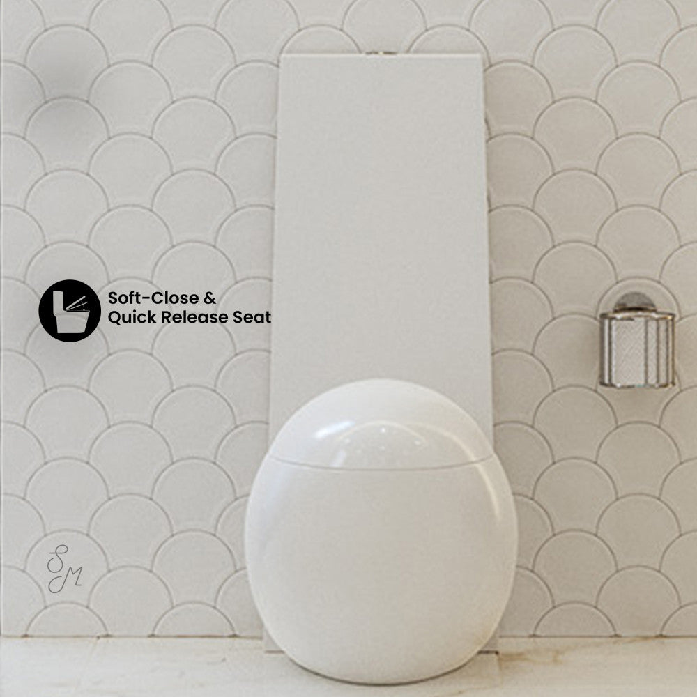 Swiss Madison Plaisir One-Piece Elongated Toilet Dual-Flush 1.1/1.6 gpf