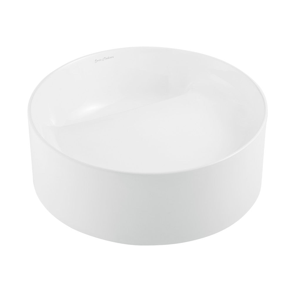 Swiss Madison Beau 16.5" Round Vessel Bathroom Sink