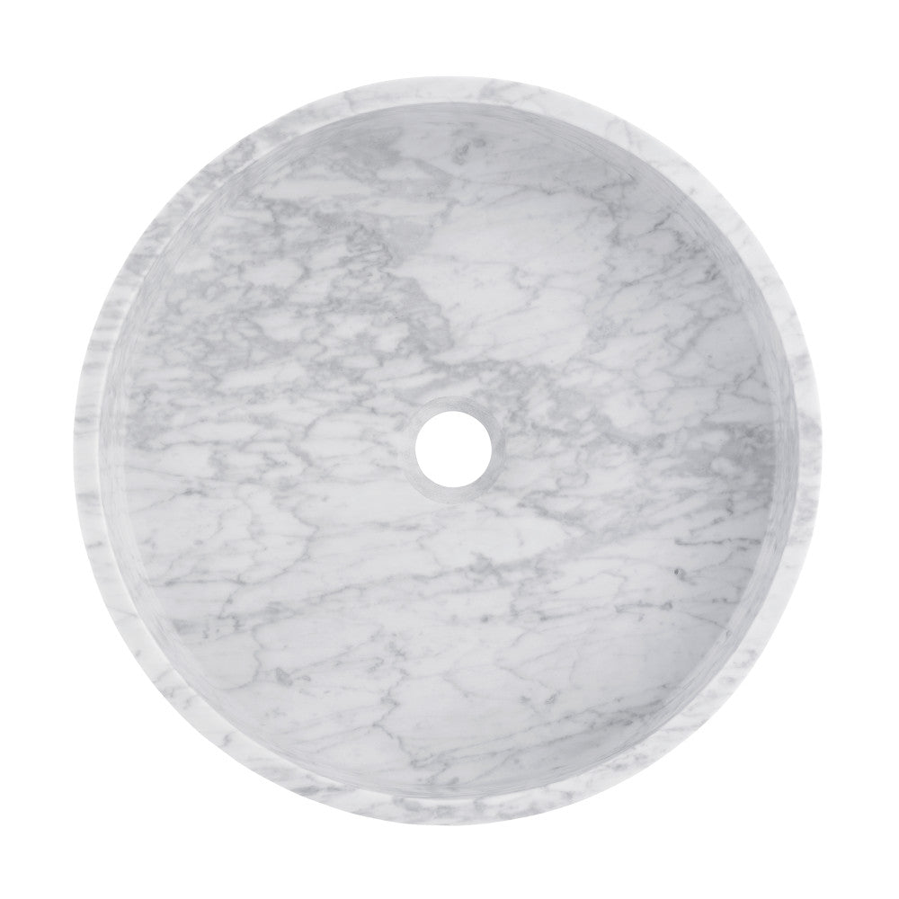 Swiss Madison Monaco 17" Round Vessel Bathroom Sink in Marbled Grey