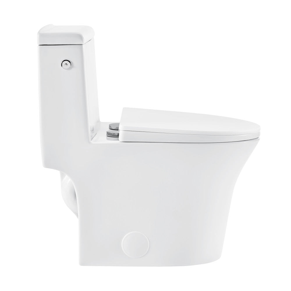 Swiss Madison Hugo One-Piece Elongated Toilet Dual-Flush 1.1/1.6 gpf, Touchless