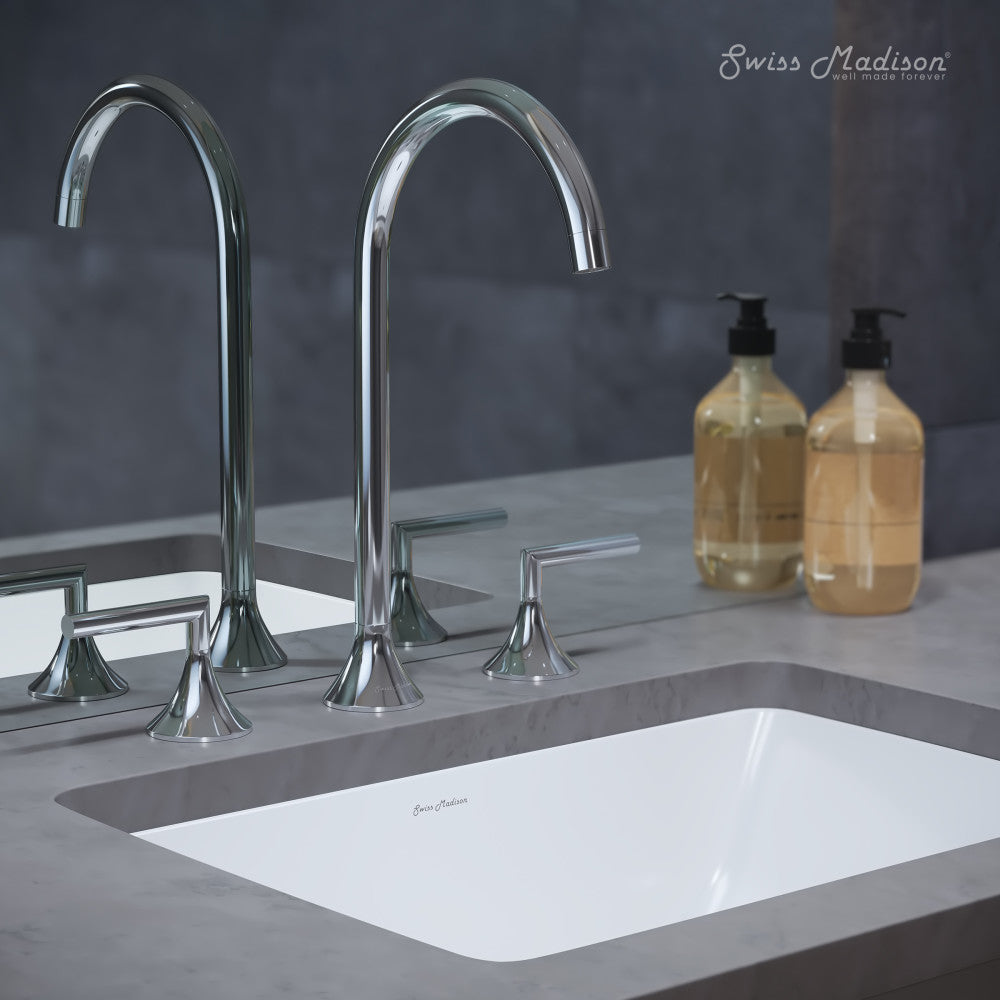 Swiss Madison Daxton 8 in. Widespread Bathroom Faucet in Chrome