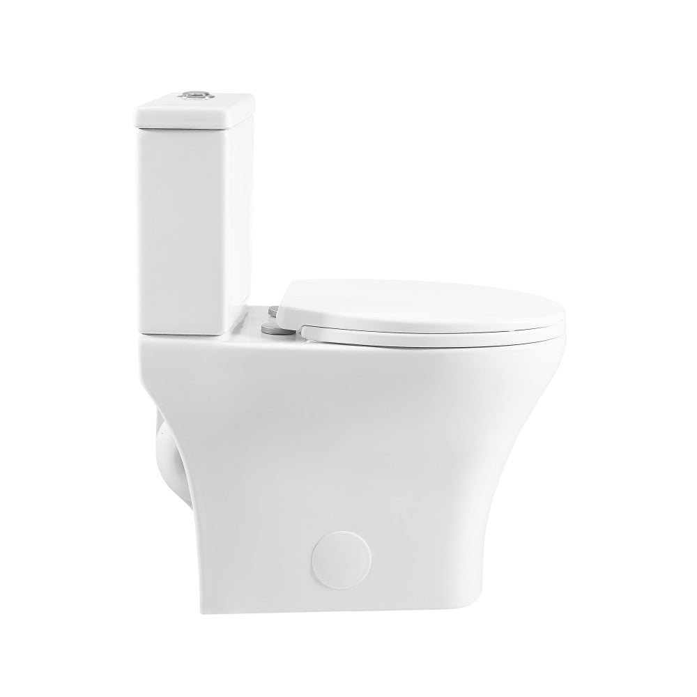 Swiss Madison Sublime II Two-Piece Round Toilet Dual-Flush 0.8/1.28 gpf
