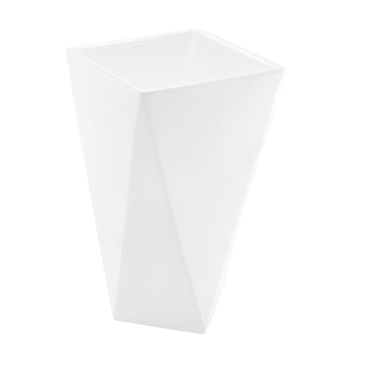 Swiss Madison Brusque One-Piece Pedestal Sink