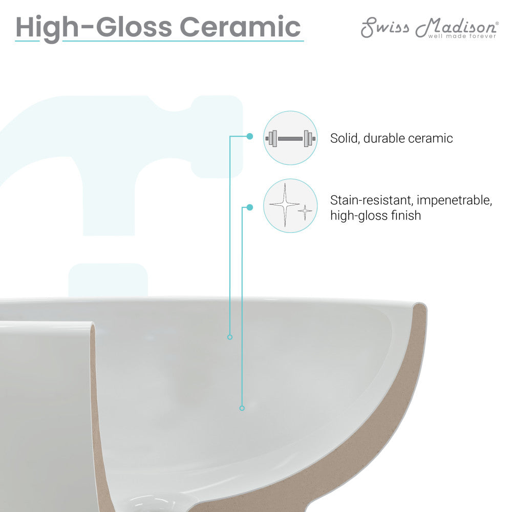 Swiss Madison Rennes Vanity 24" Vessel Sink