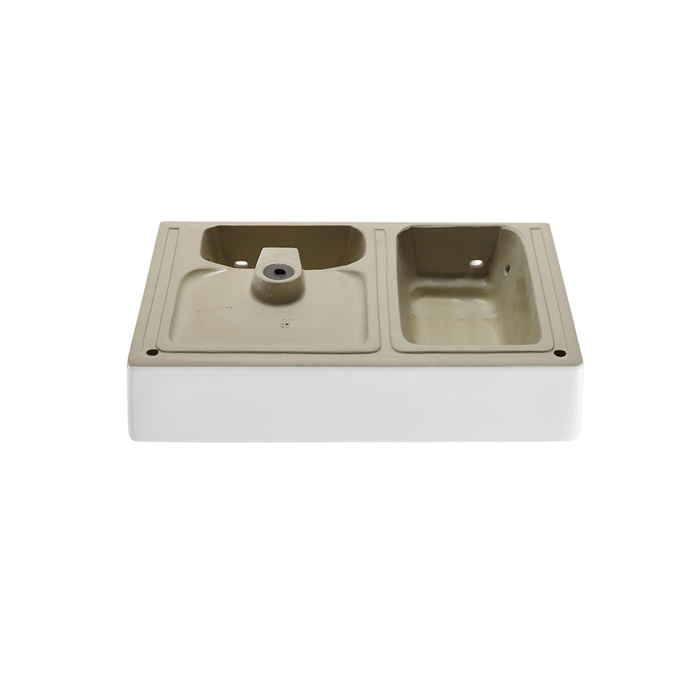 Swiss Madison St. Tropez 30" Rectangle Wall-Mounted Sink with Right Side Faucet Mount