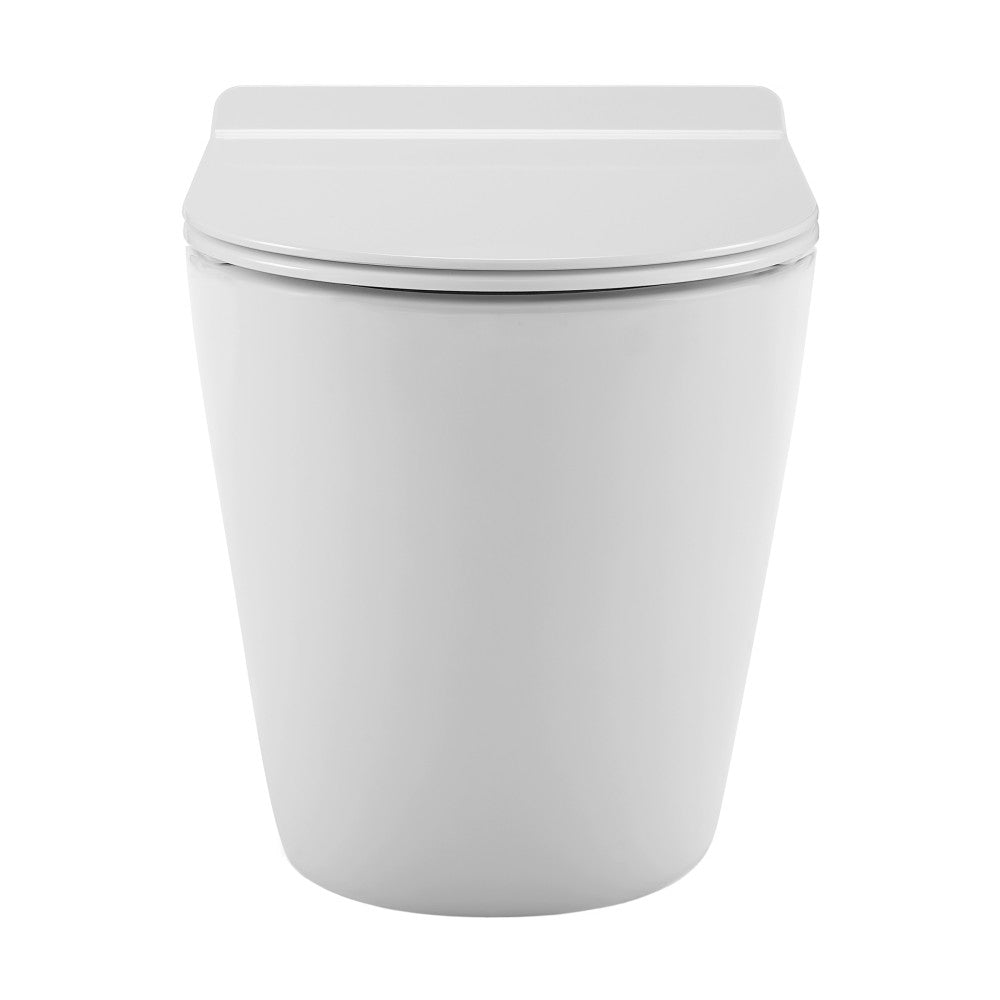Swiss Madison St. Tropez Back-to-Wall Elongated Toilet Bowl