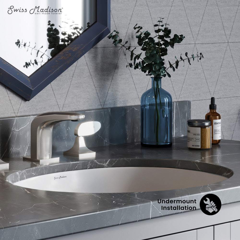 Swiss Madison Monaco 19 Oval Under-Mount Bathroom Sink