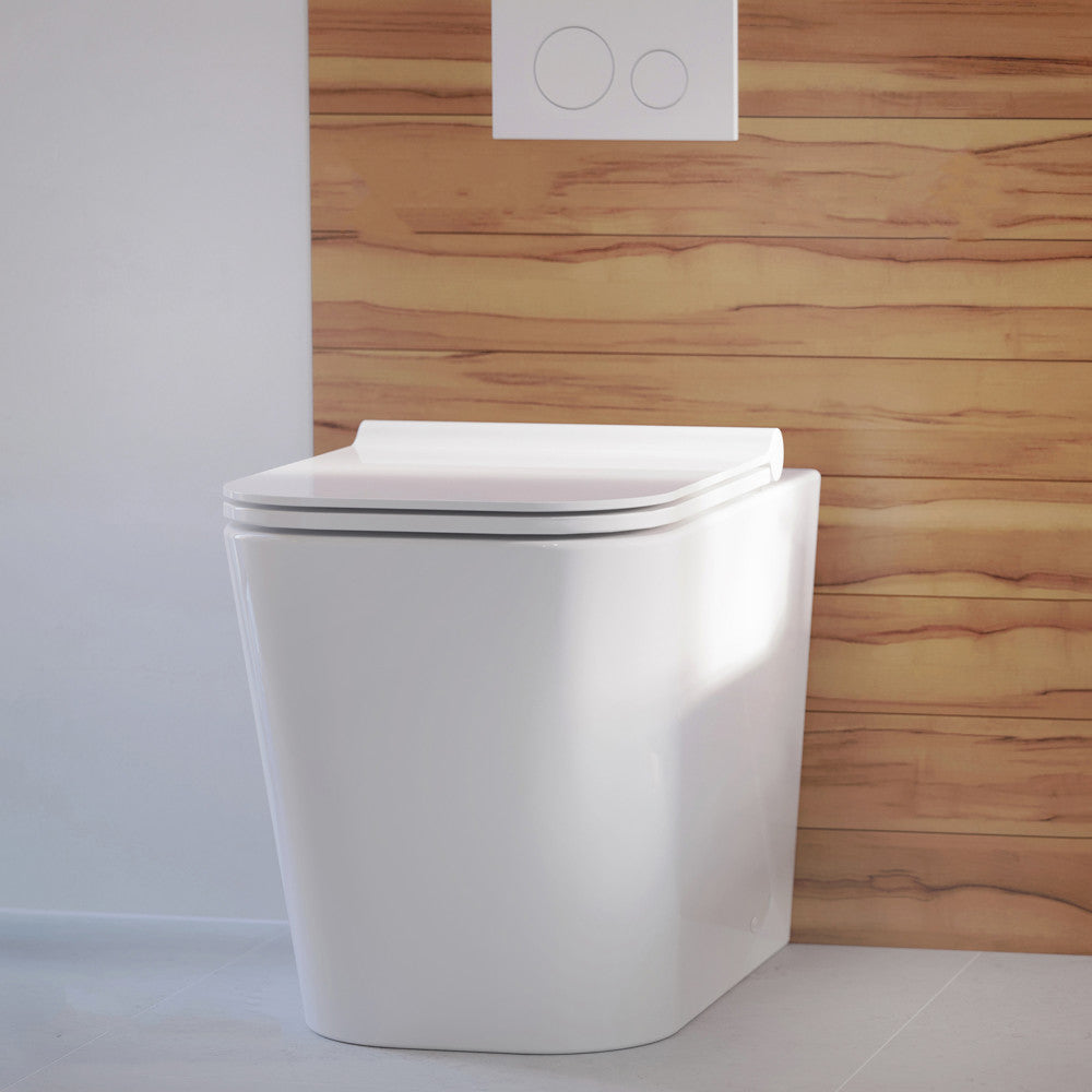 Swiss Madison Concorde Back-to-Wall Square Toilet Bowl