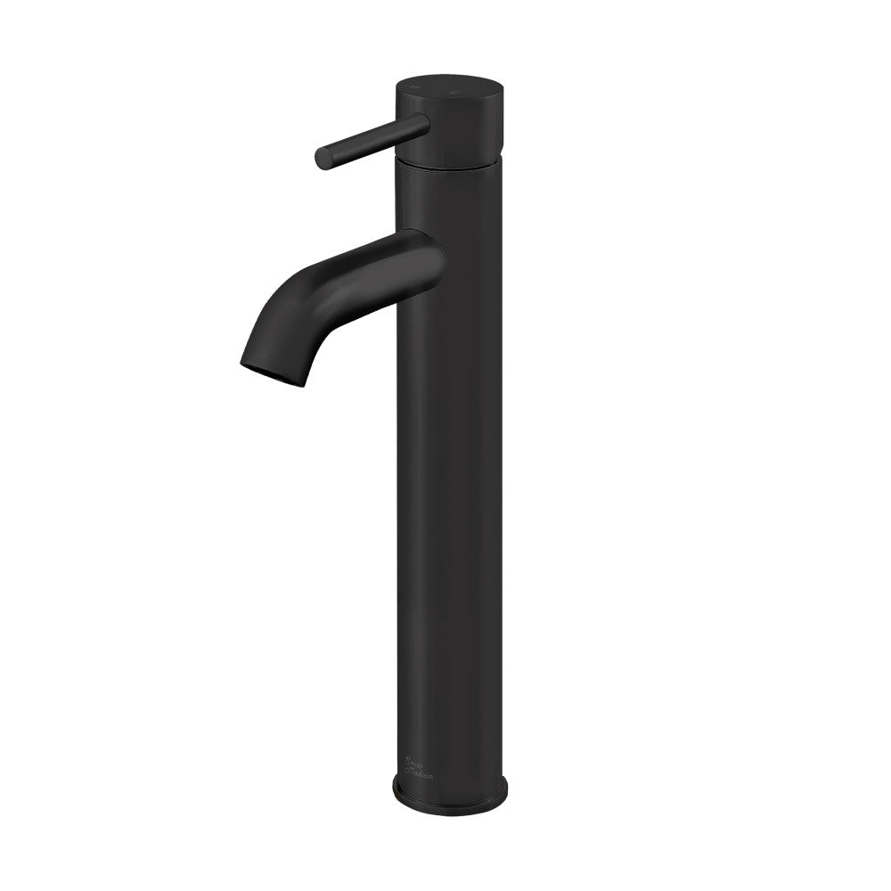Swiss Madison Ivy Single Hole, Single-Handle, High Arc Bathroom Faucet in Matte Black
