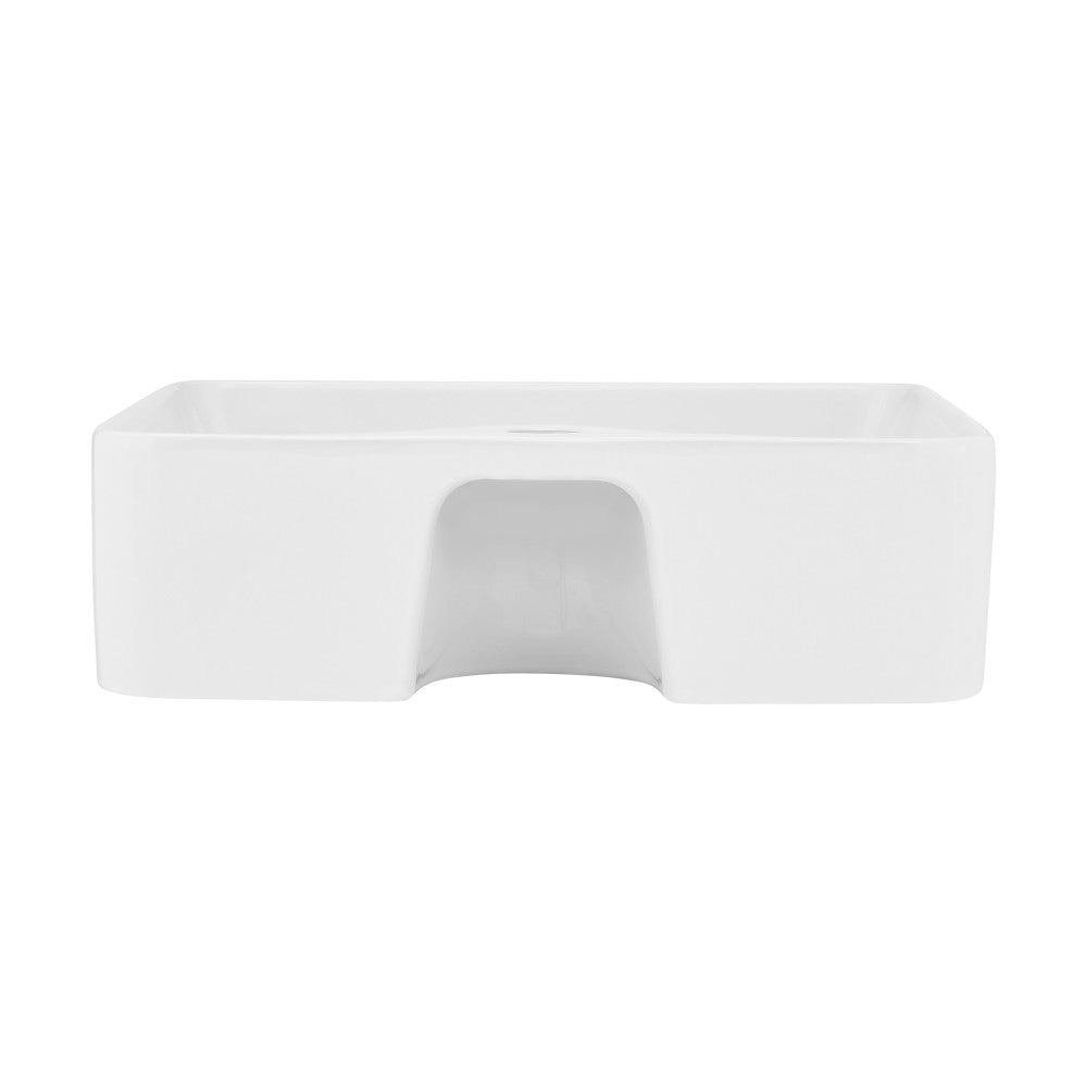 Swiss Madison Rennes 19" Vessel Sink in Glossy White