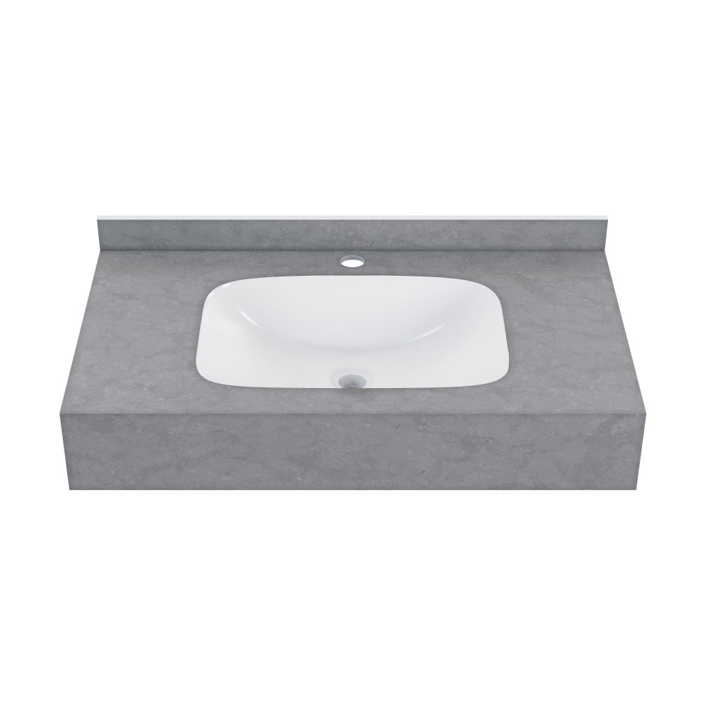 Swiss Madison Avancer 36'' Wall Mount Sink In Charcoal Grey