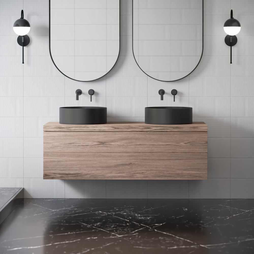 Swiss Madison Beau 16.5" Round Vessel Bathroom Sink in Matte Black