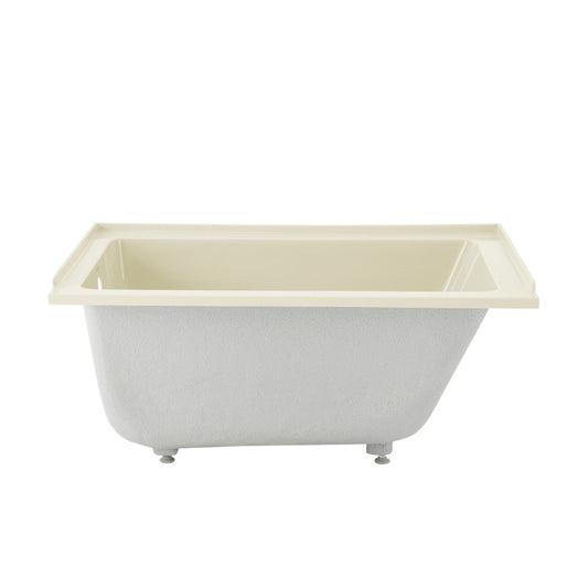 Swiss Madison Voltaire 48" x 32" Left-Hand Drain Alcove Bathtub in Bisque
