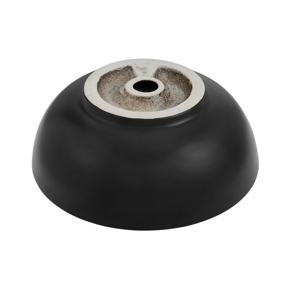 Swiss Madison Sublime 17” Round Vessel Sink in Matte Black