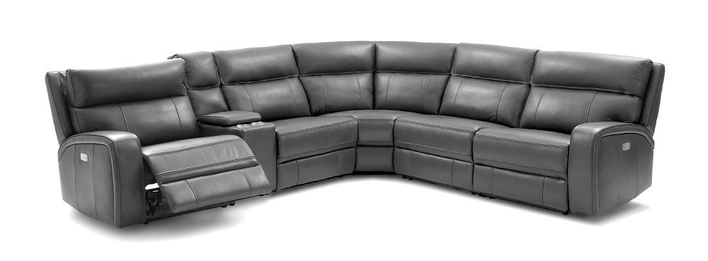 J&M Furniture Cozy Motion Sectional In Grey