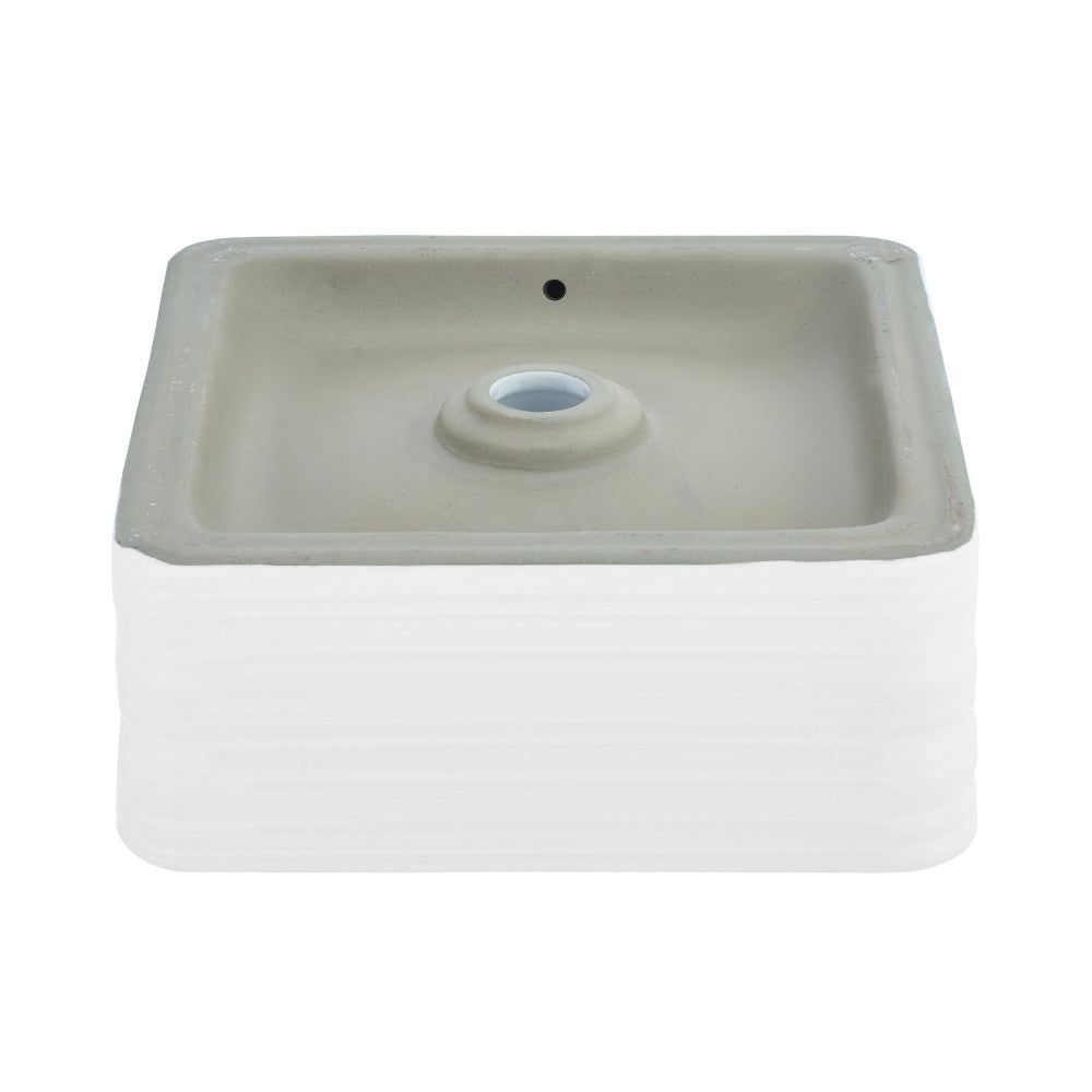Swiss Madison Adour 14'' Vessel Sink in White