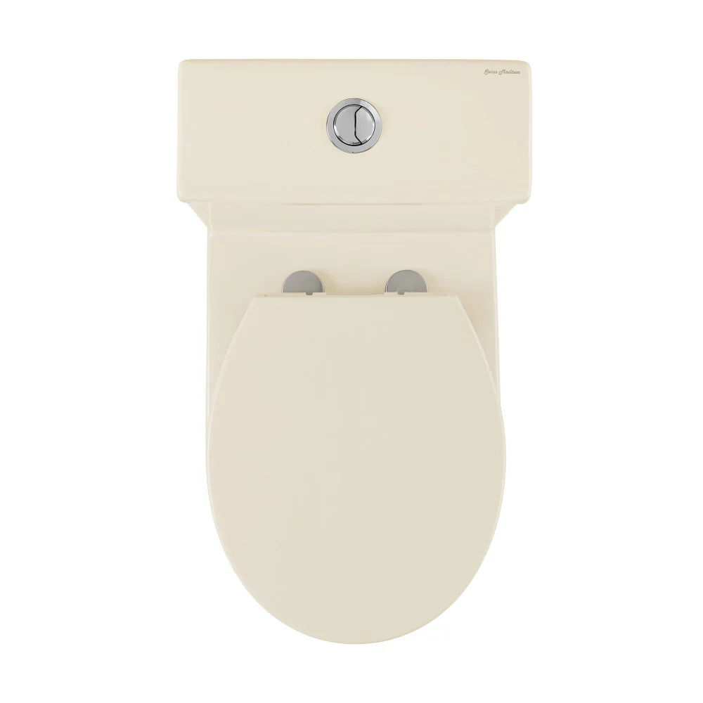 Swiss Madison Sublime III One-Piece Round Toilet Vortex™ Dual-Flush 0.95/1.26 gpf in Bisque