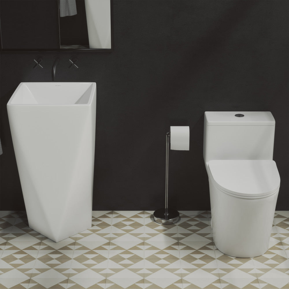 Swiss Madison Arles One-Piece Elongated Toilet Vortex Dual-Flush 0.8/1.18 gpf