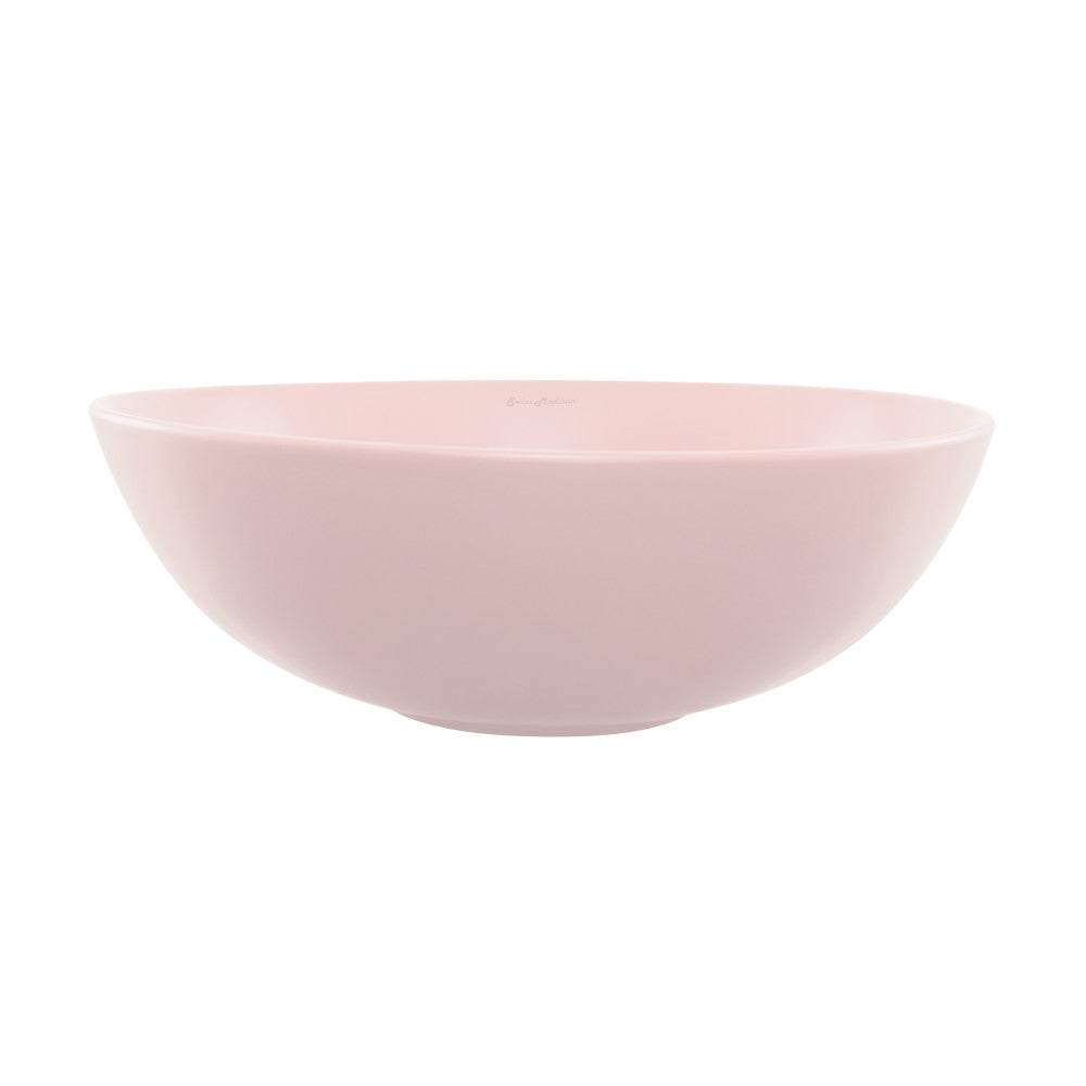 Swiss Madison Classe 16 Color Ceramic Sink in Matte Pink