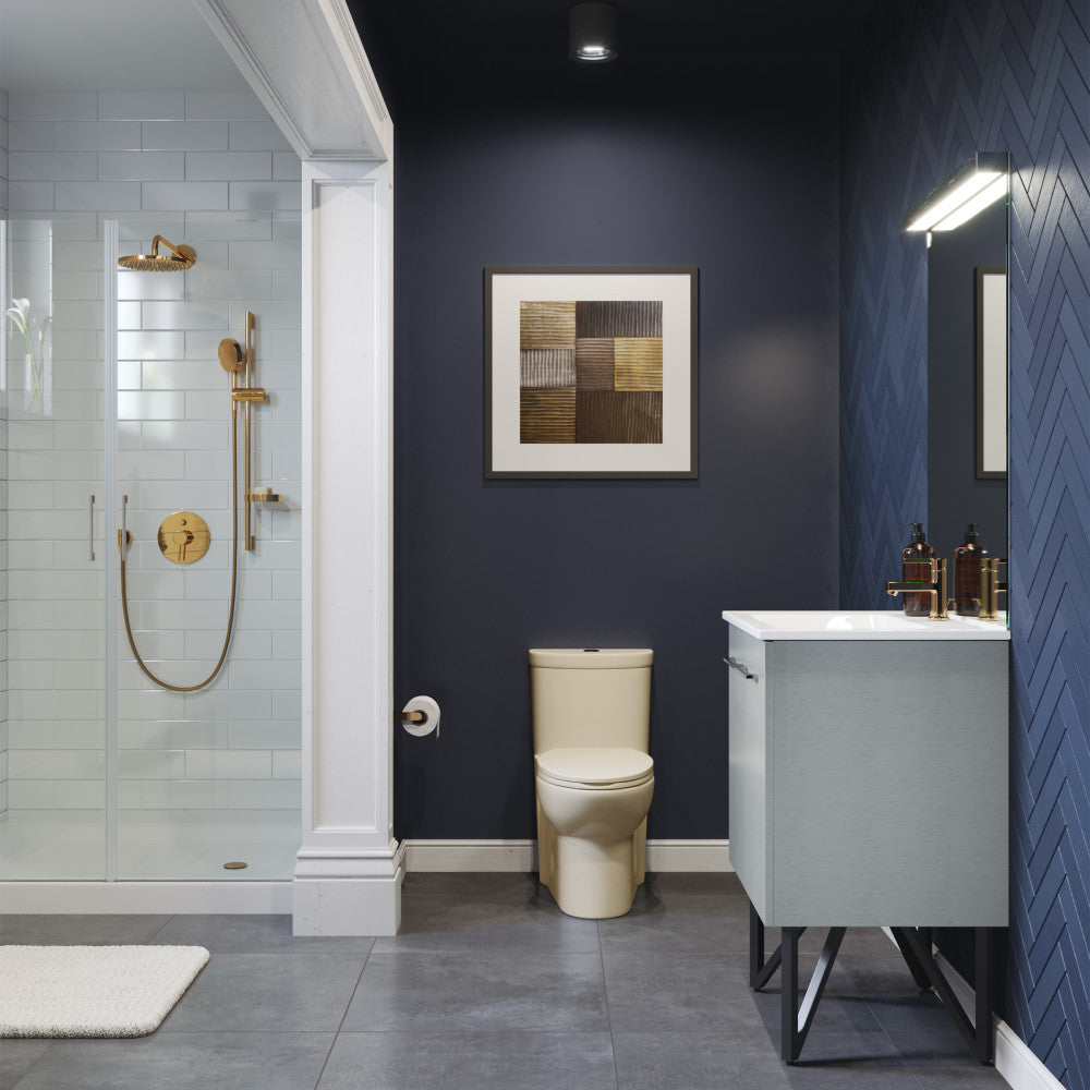 Swiss Madison Sublime One-Piece Elongated Dual-Flush Toilet in Bisque 1.1/1.6 gpf