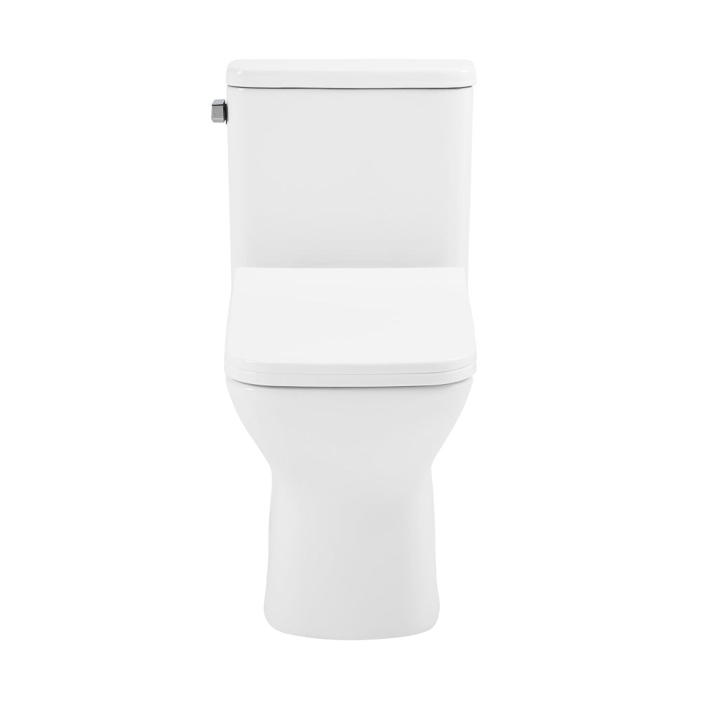 Swiss Madison Carre One Piece Square Toilet Left Side Flush, 10" Rough-In 1.28 gpf