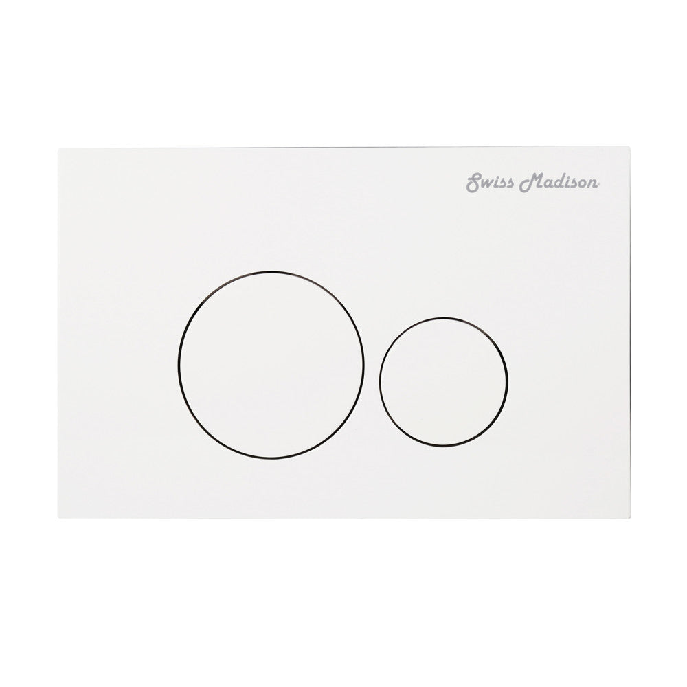 Swiss Madison Swiss Madison Well Made Forever SM-WK449-01W - St. Tropez Wall Hung Toilet Bundle, Glossy White