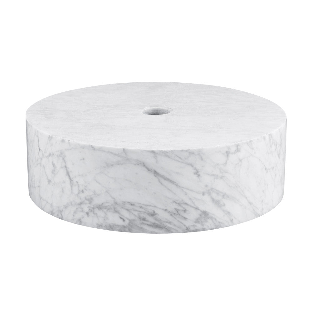 Swiss Madison Monaco 17" Round Vessel Bathroom Sink in Marbled Grey