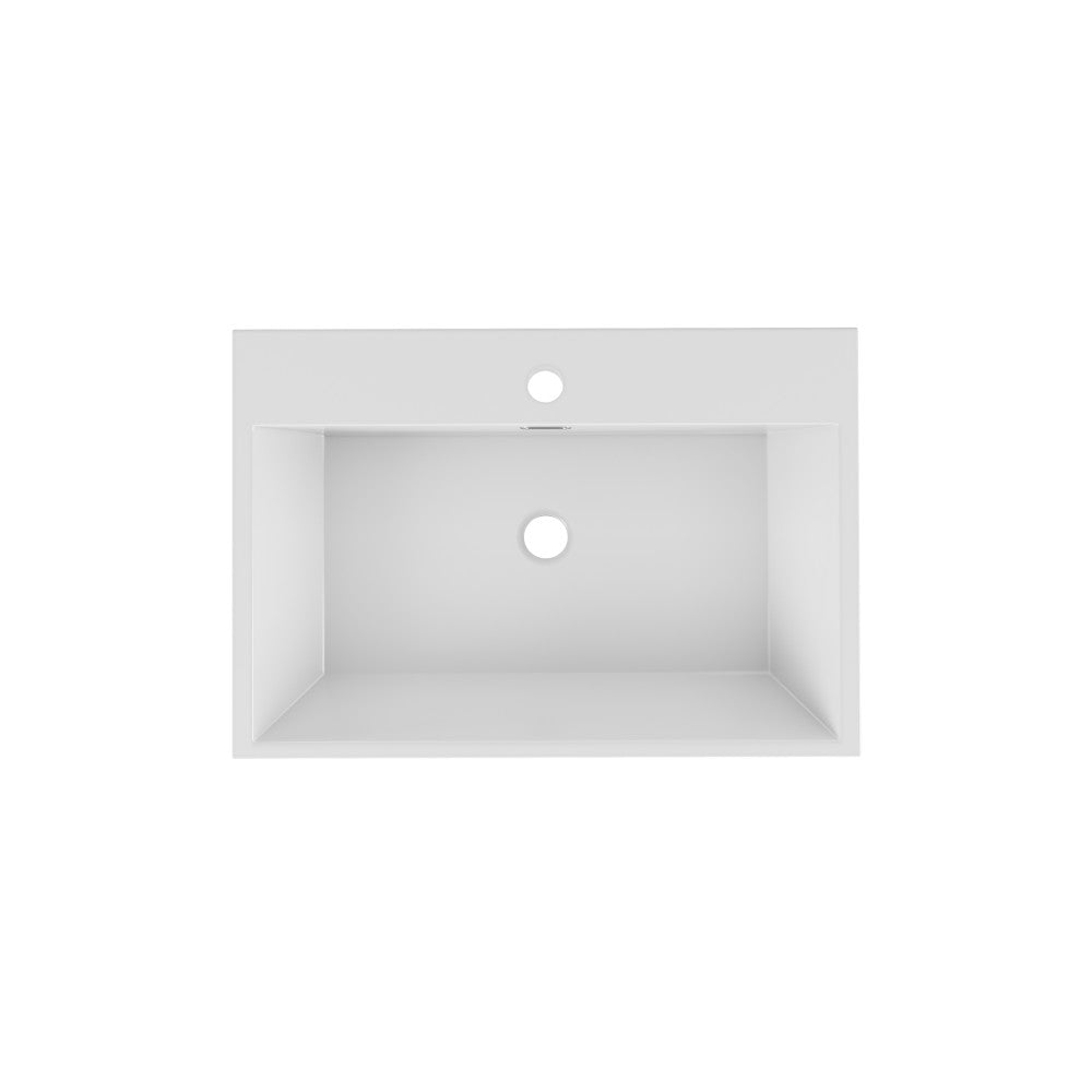 Swiss Madison Concorde 24" Rectangle Console Sink with Brushed Gold Legs
