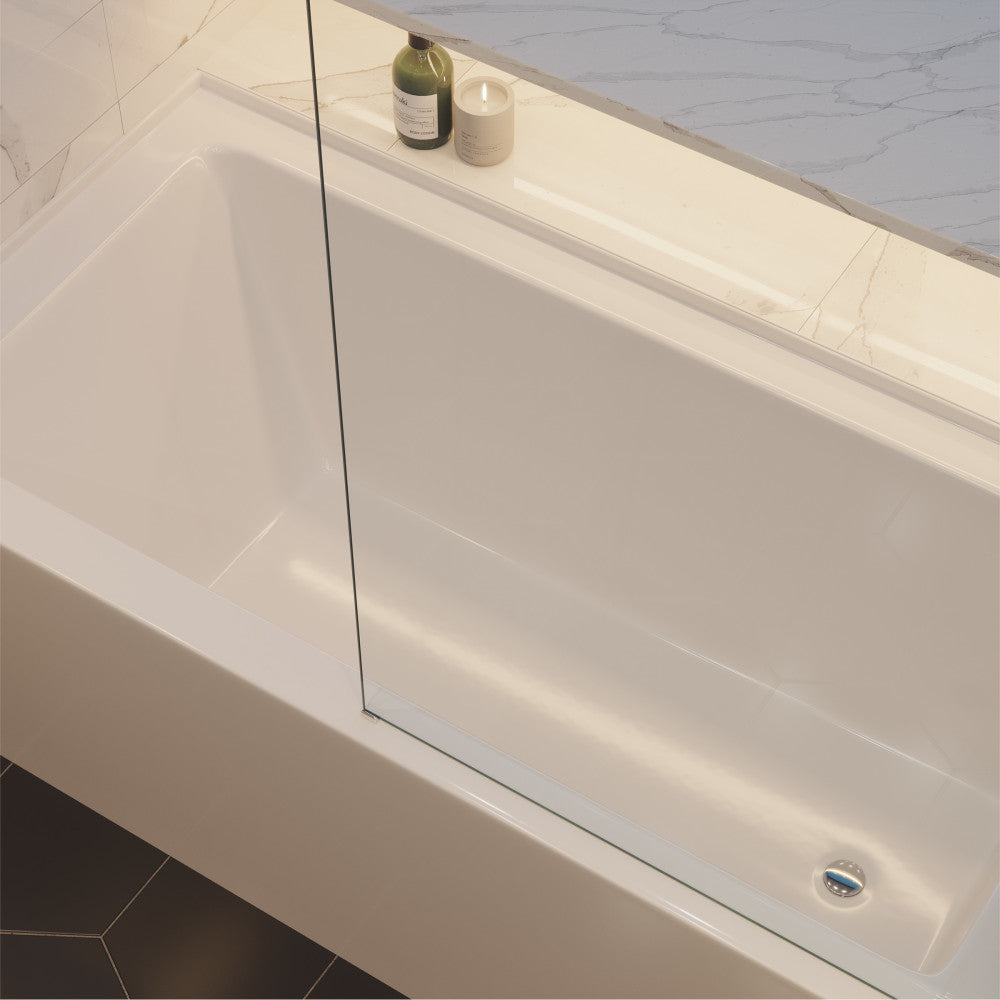 Swiss Madison Voltaire 60" x 32" Right-Hand Drain Alcove Bathtub with Apron