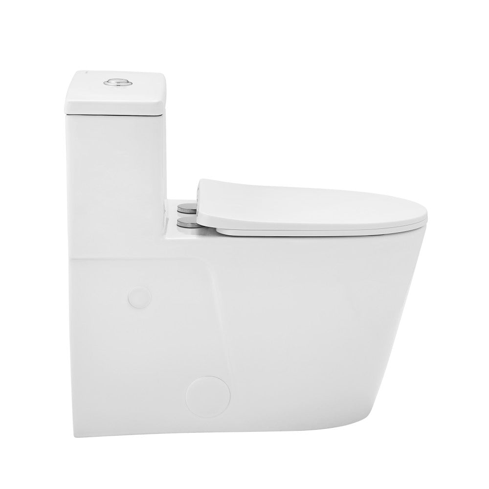Swiss Madison Arles One-Piece Elongated Toilet Vortex Dual-Flush 0.8/1.18 gpf