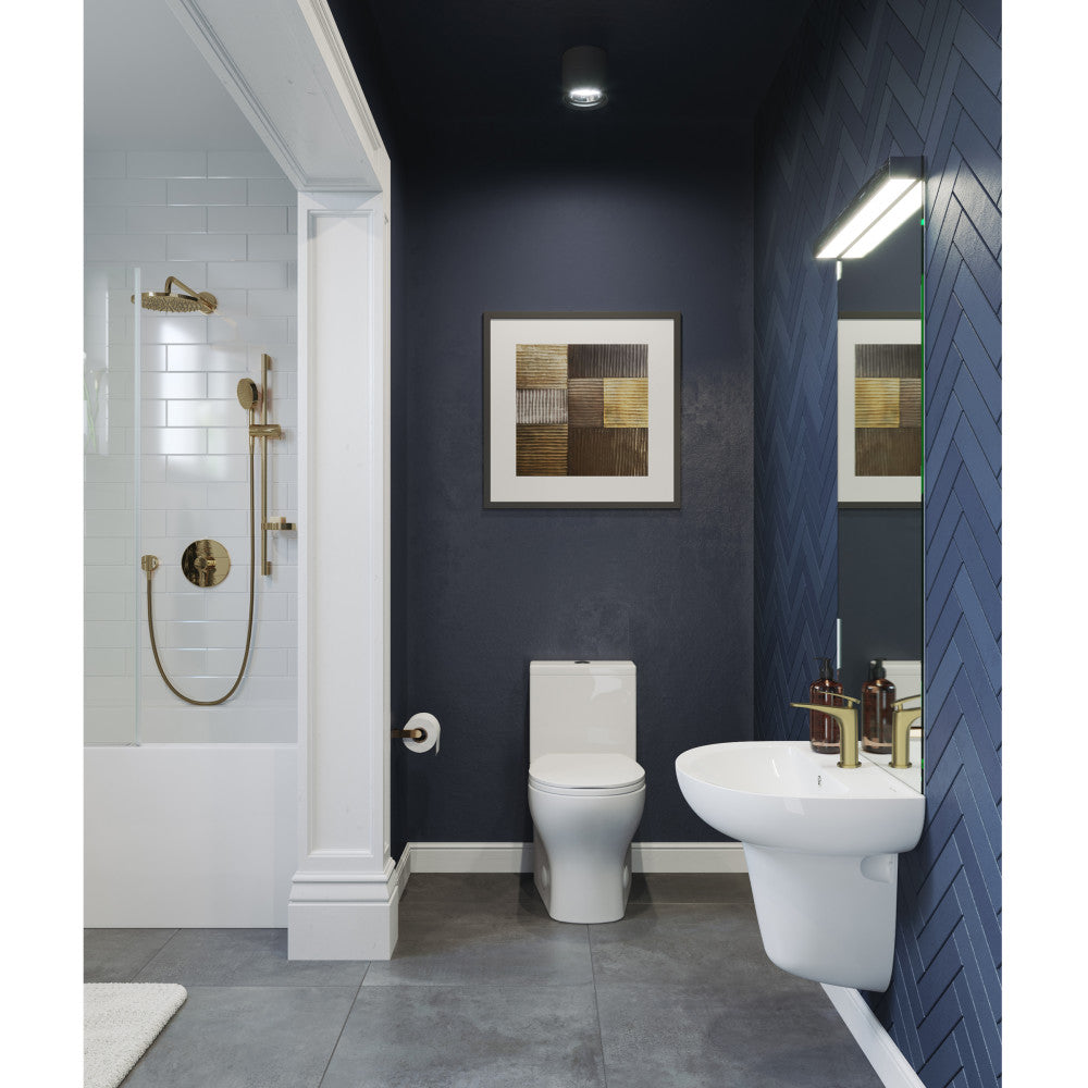 Swiss Madison Sublime II Two-Piece Round Toilet Dual-Flush 0.8/1.28 gpf