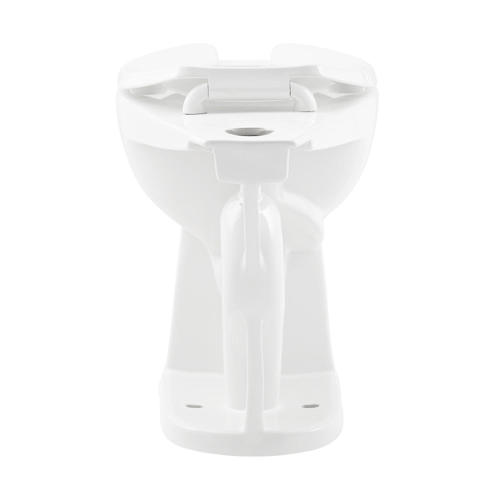 Swiss Madison Sirene Floor-Mounted Comfort Height Commercial Elongated Top Flush Spud Flushometer Toilet Bowl