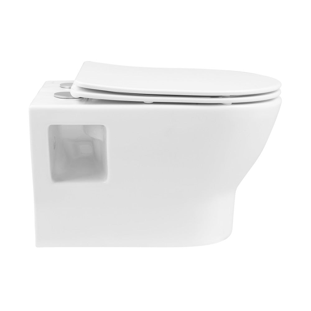 Swiss Madison Ivy II Wall-Hung Elongated Toilet Bowl