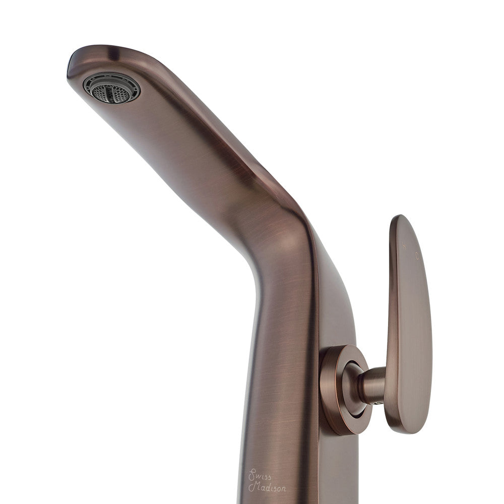 Swiss Madison Chateau Single Hole, Single-Handle, Bathroom Faucet in Oil Rubbed Bronze