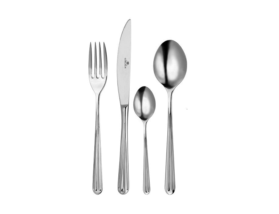 Maxima House PIANO 24 Piece Stainless Steel Flatware Set